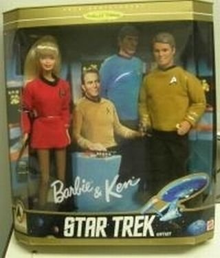 barbie and ken star trek 30th anniversary 1996