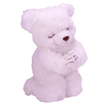 praying beanie baby