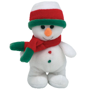 snowman beanie baby