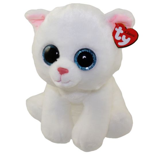 white cat beanie baby