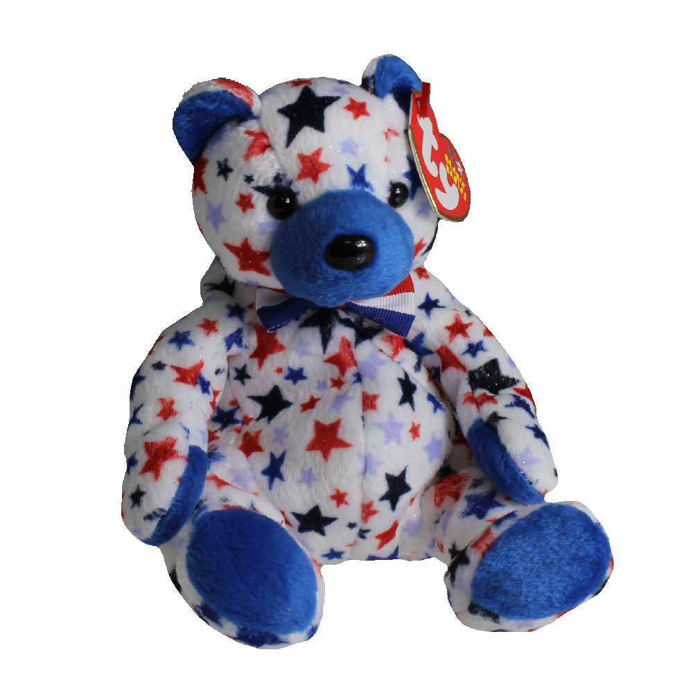 ty blue and white puppy