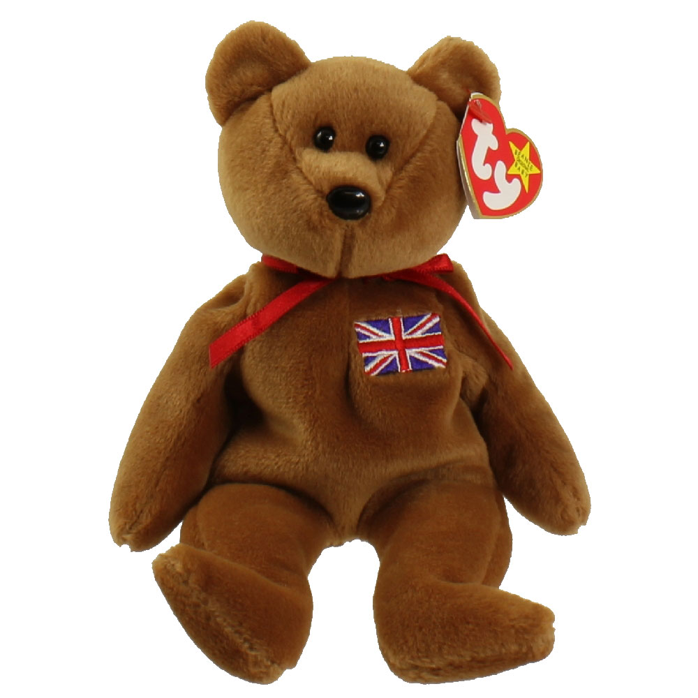 TY Beanie Baby - BRITANNIA the Bear (8.5 inch) (Mint): Sell2BBNovelties