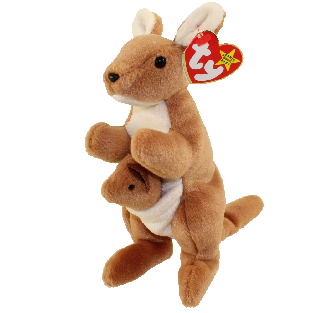 ty-beanie-baby-pouch-the-kangaroo-7-inch-mint-sell2bbnovelties