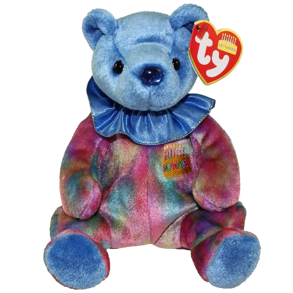 TY Beanie Baby SEPTEMBER the Birthday Bear (7.5 inch) (Mint