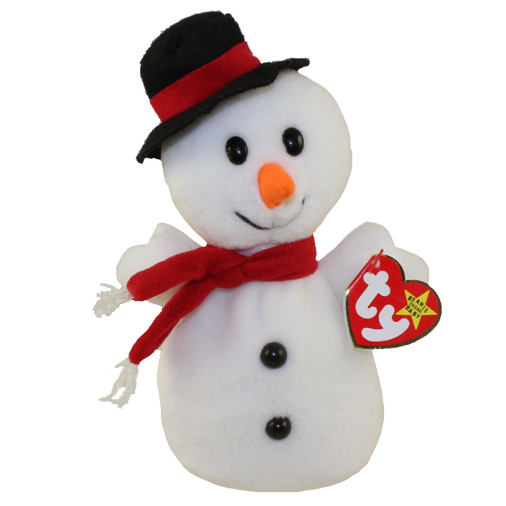snowman ty beanie