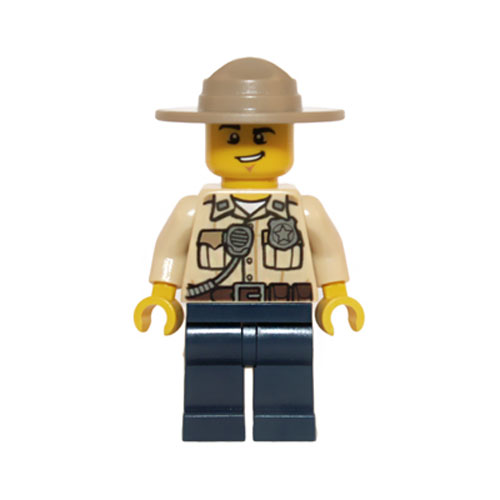 LEGO Minifigure - City - SWAMP POLICE SHERIFF (Mint