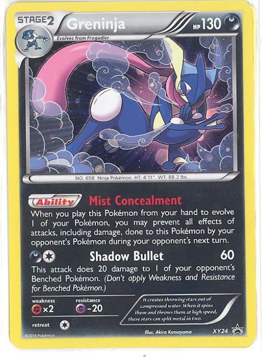 Pokemon Greninja Card