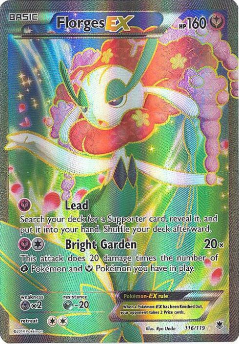 Pokemon Florges Ex Phantom Forces 116//119 Full Art Holo Mint