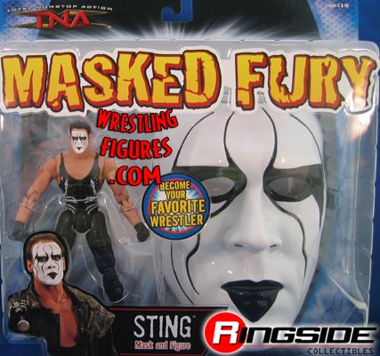 wwe tna wrestling masked fury action figure with mask sting by