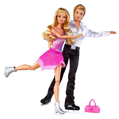 Barbie & Ken Ice Skating Giftset 2011 Sell TY