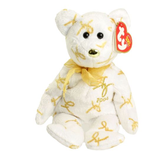 TY Beanie Baby - 2004 SIGNATURE BEAR (8.5 inch) (Mint)