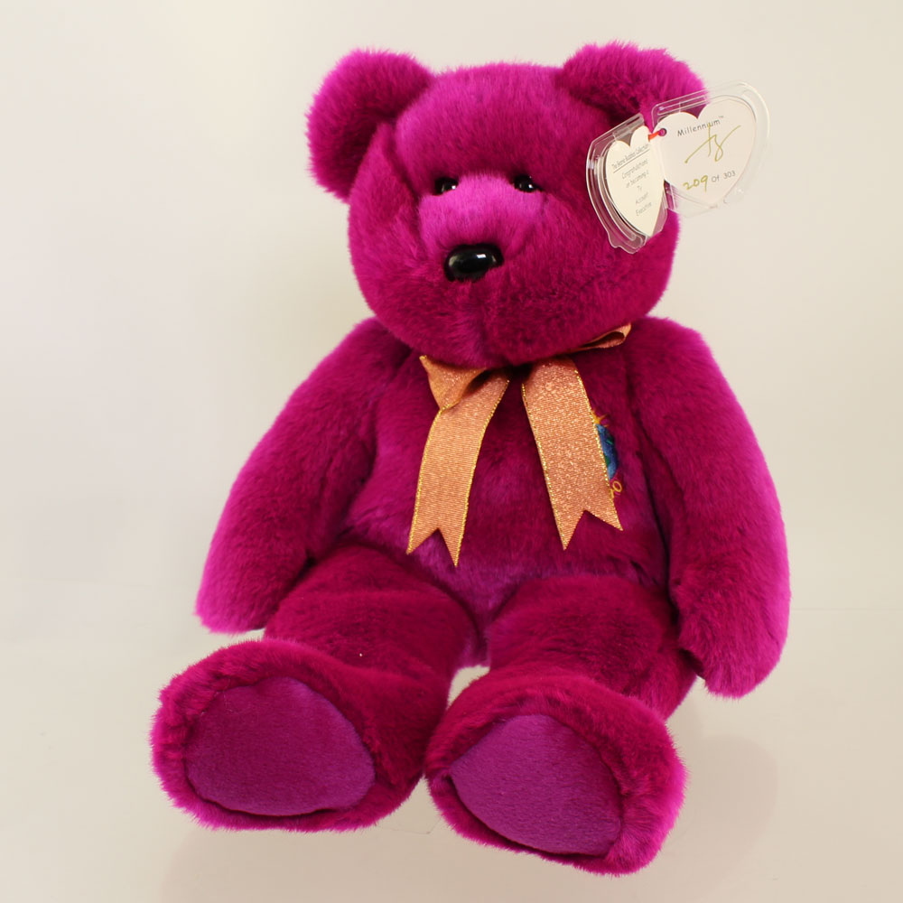 Details about   Millennium The Bear Ty Beanie Baby and Buddy 