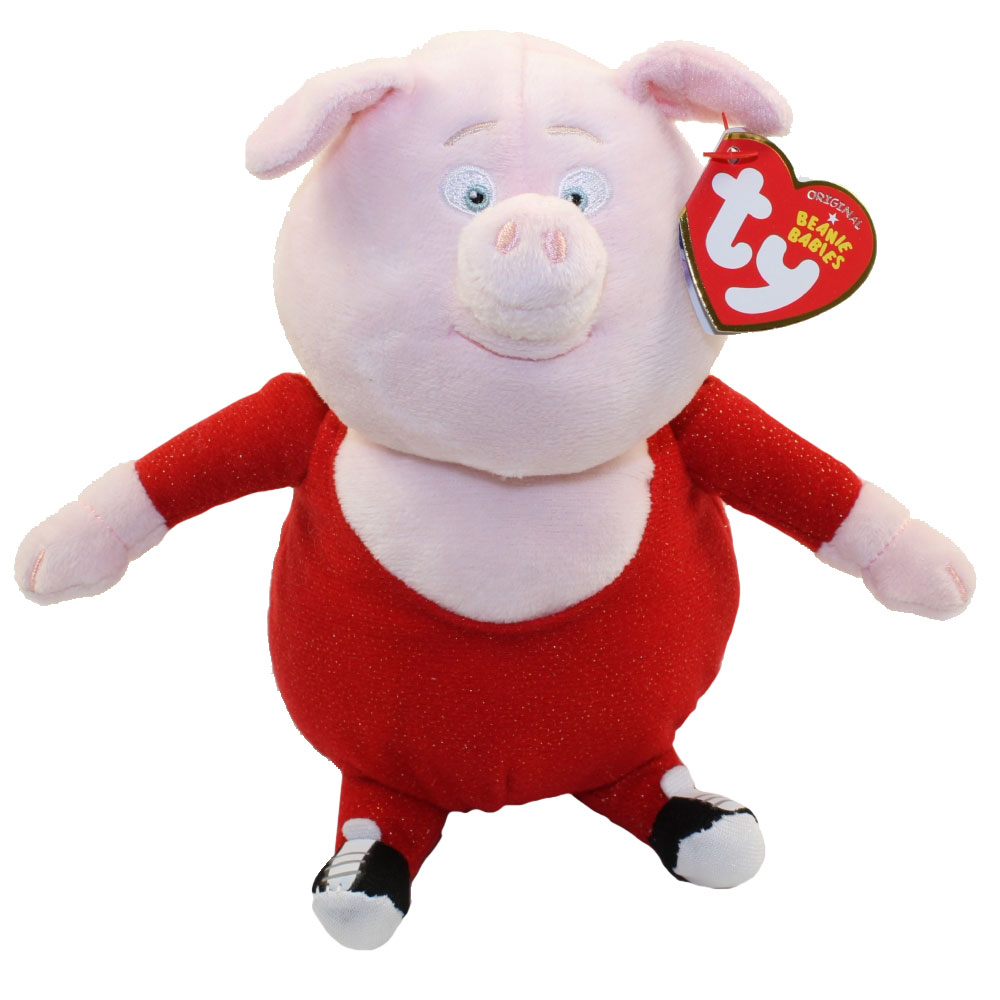 TY Beanie Baby GUNTER the Pig (Sing) inch) (Mint)