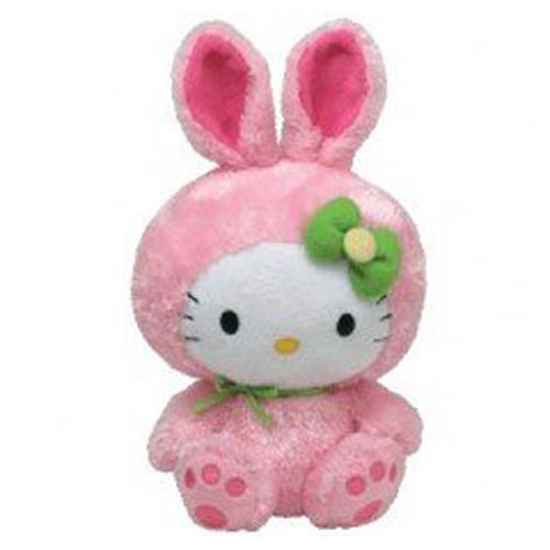 Ty Beanie Baby hello Kitty the Hello Kitty Plush in Pink Plaid 5.5