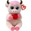 TY Beanie Baby (Beanie Bellies) - SPRINKLES the Valentine's Cow (6 inch) (Mint)
