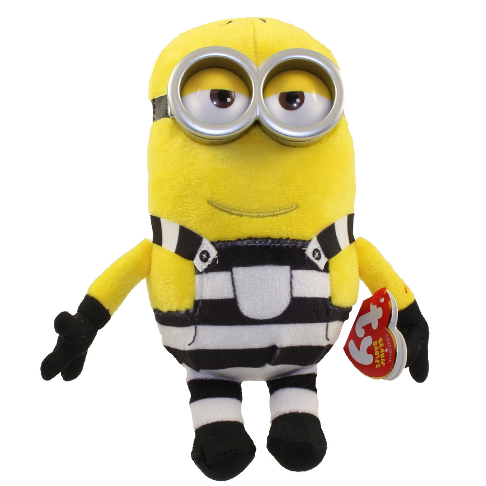 TY Beanie Baby TOM (Prison Uniform) (Despicable Me 3) (Mint