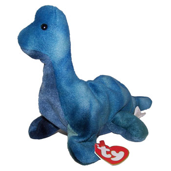 SP Bronty Dinosaur 1st or 2nd gen tush Ty Beanie Baby - NO HANG TAG 