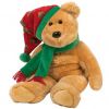 TY Beanie Buddy - 2003 HOLIDAY TEDDY (14 inch) (Mint)
