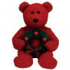 TY Beanie Buddy - 2006 HOLIDAY TEDDY (14 inch) (Mint)