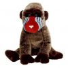 TY Beanie Buddy - CHEEKS the Baboon (10.5 inch) (Mint)