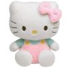 TY Beanie Buddy - HELLO KITTY (FUZZY PINK - LARGE 15 inch) (Mint)