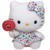 TY Beanie Buddy - HELLO KITTY (LOLLIPOP) (Medium Size - 13 inch) (Mint)