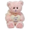TY Beanie Buddy - MY MOM the Bear ( Love to Mom ) (11 inch) (Mint)