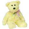 TY Beanie Buddy - SHERBET the Bear (Yellow Version) (13.5 inch) (Mint)