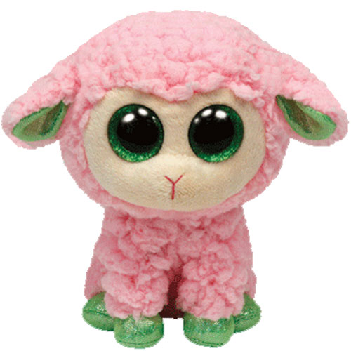 Ty Beanie Boos Babs The Pink Lamb Regular Size 6 Inch Mint