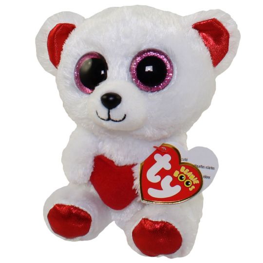 TY Beanie Boos CUDDLY BEAR Regular Size 6 inch Mint