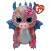 TY Beanie Boos - FLINT the Dragon (Glitter Eyes)(Regular Size - 6 inch) (Mint)