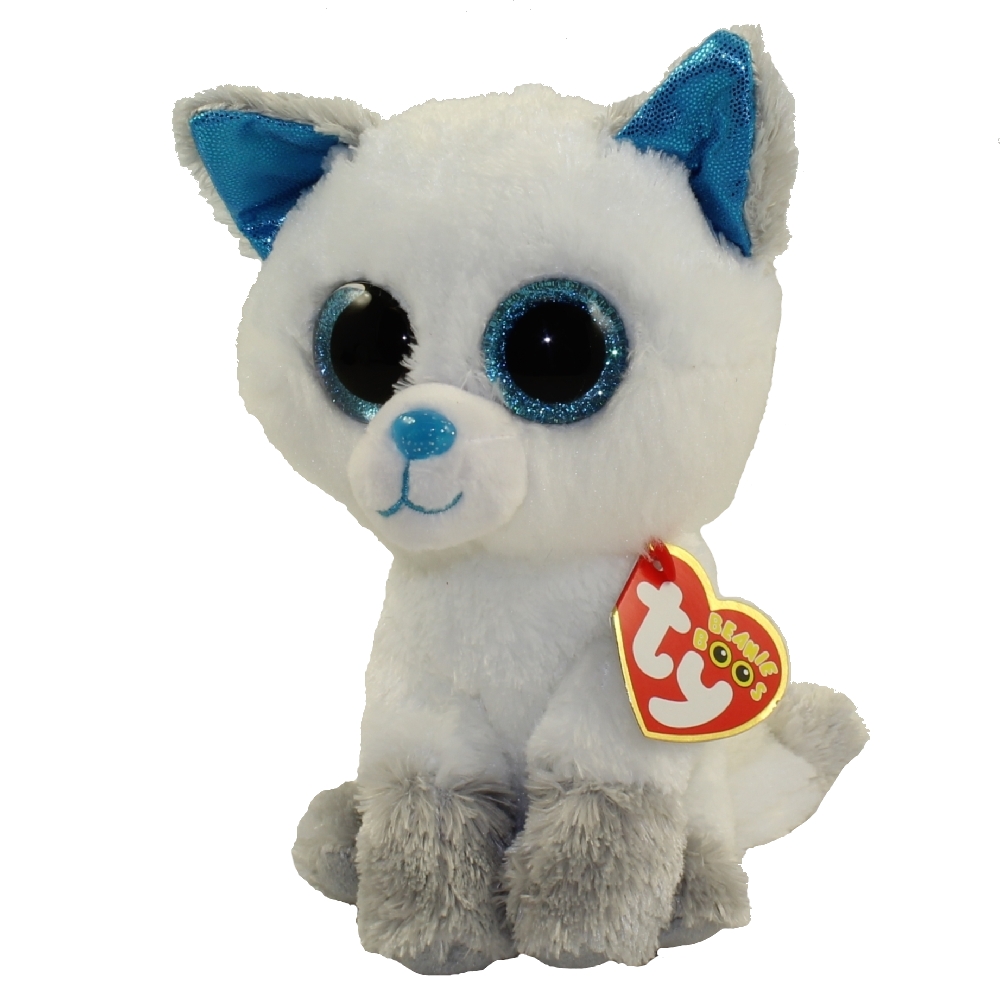 TY Beanie Boos - FROST the Arctic Fox (Glitter Eyes)(Regular Size - 6 inch)  (Mint)
