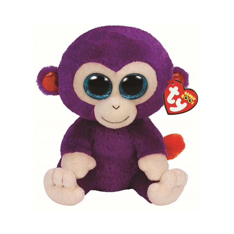 TY Beanie Boos - GRAPES the Monkey (Regular Size - 6 inch ...