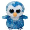 TY Beanie Boos - ICE CUBE the Blue Penguin (Regular Size - 6 inch) (Mint)