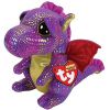 TY Beanie Boos - SPECTRA the Purple Dragon (Glitter Eyes)(Regular Size - 6 inch) *Limited Exclusive*