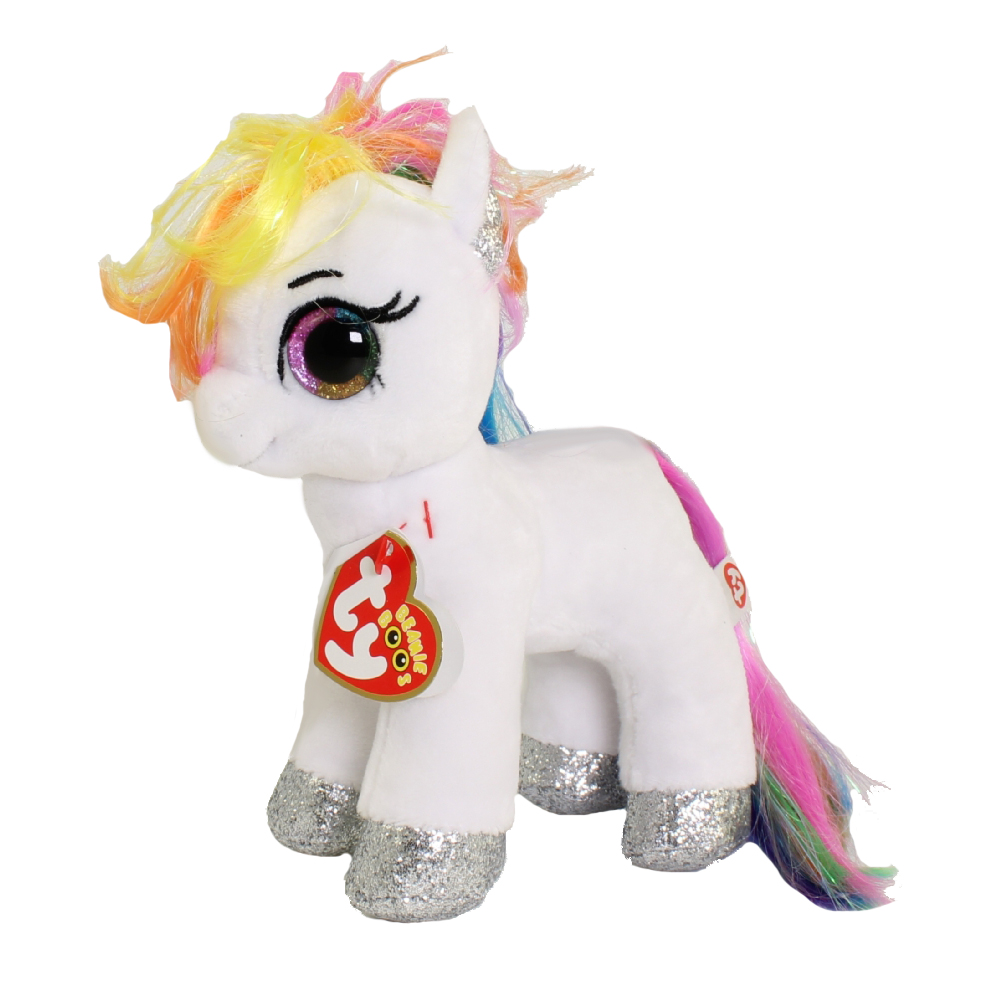TY Beanie Boos STARR the White Horse Regular Size 6 inch Mint Sell2BBNovelties Sell TY Beanie Babies Action Figures Barbies Cards Toys selling online