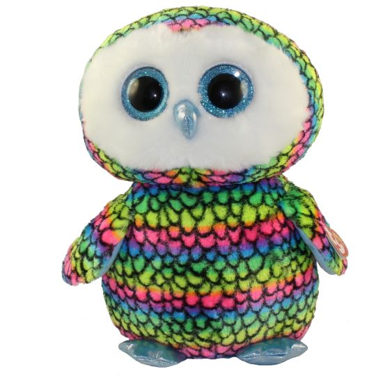 TY Beanie - the Rainbow Owl (LARGE Size - 17 inch) (Mint): Sell2BBNovelties.com: TY Beanie Babies, Action Figures, Cards & Toys selling online