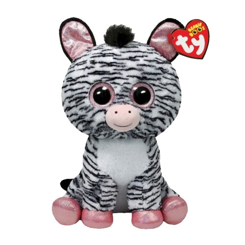 TY Beanie Boos - IZZY the Zebra (LARGE Size - 17 inch)  (Mint)