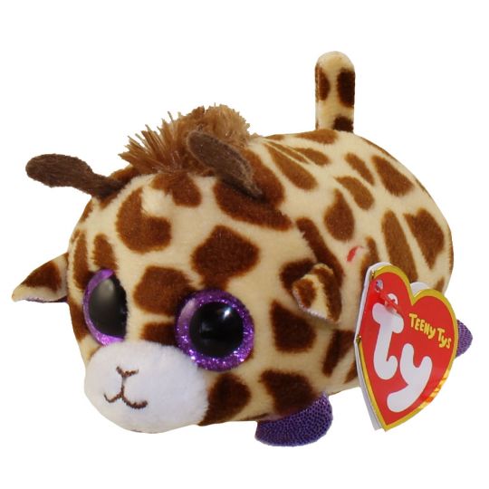 Stuffed Animal by Ty 42140 by Ty Beanies Mabs Giraffe Teeny Tys 4 inch 