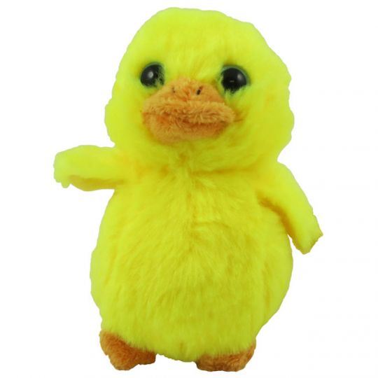 TY Basket Beanie Baby - DAFFODIL the Duck (4 inch) (Mint)