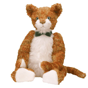 orange cat beanie baby