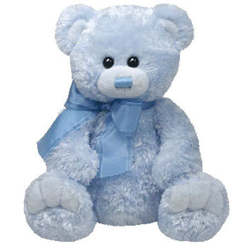 TY Classic Plush RADCLIFFE the Blue Bear (9.5 inch) (Mint