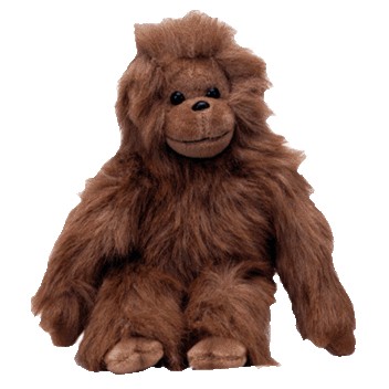 TY Classic Plush - TANGO the Monkey (Brown version) (11 inch) (Mint)
