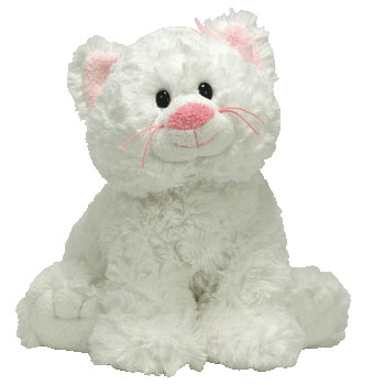 TY Classic Plush - TART the White Cat (12 inch - Mint)