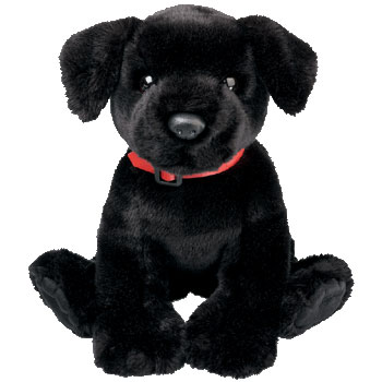 black lab beanie baby