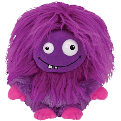 MONSTER BABIES! BY bB　BONEBAD TY Frizzys - LOLA the Purple Monster (Medium Size - 8 inch