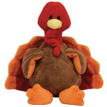 TY Pluffies - GOBBLE the Turkey (10 inch) (Mint): Sell2BBNovelties.com ...