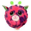 TY Beanie Bouncers - GILBERT the Pink & Purple Giraffe [3 inch] (Mint)