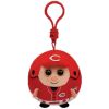 TY MLB Beanie Ballz - CINCINNATI REDS (Plastic Key Clip - 2.5 inch) (Mint)