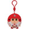 TY MLB Beanie Ballz - ST. LOUIS CARDINALS (Plastic Key Clip - 2.5 inch) (Mint)